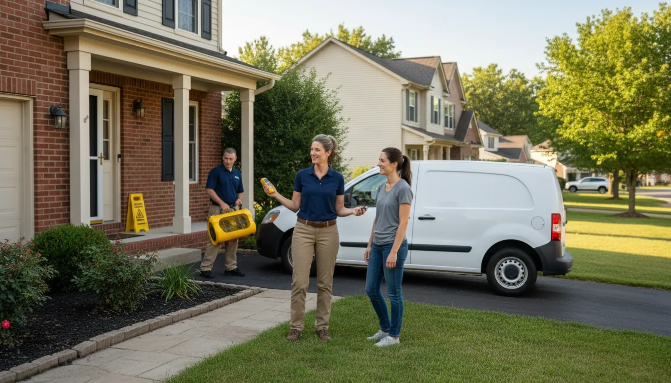 Residential water damage restoration in Monarch, MT